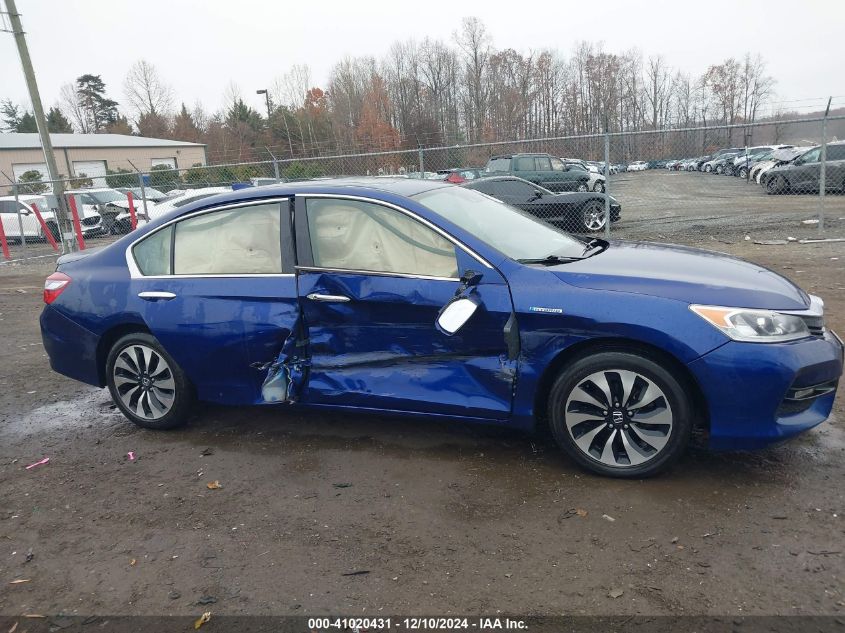 VIN JHMCR6F59HC011158 2017 Honda Accord, Hybrid Ex-L no.13