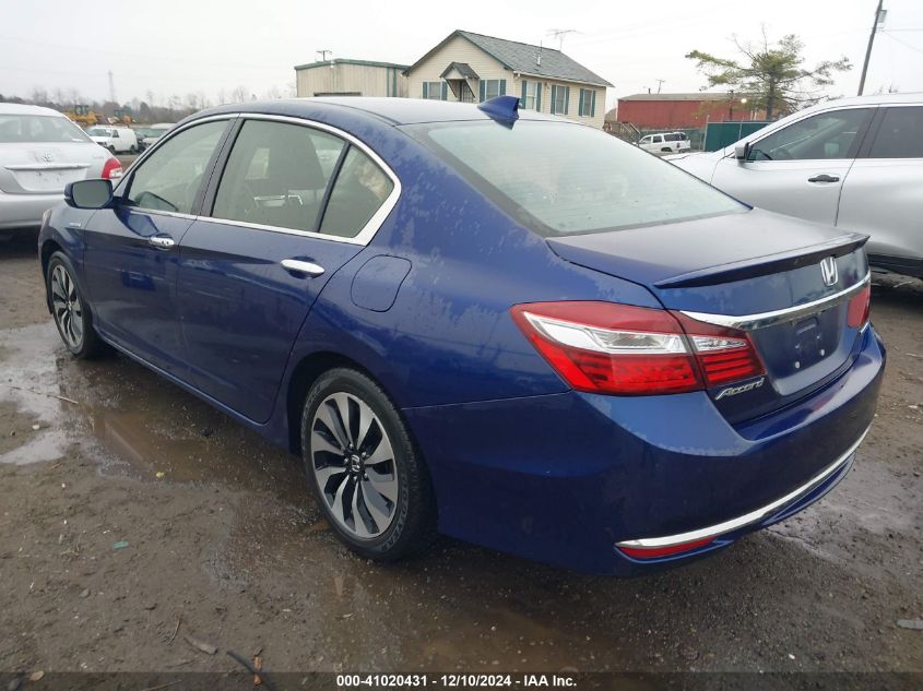 VIN JHMCR6F59HC011158 2017 Honda Accord, Hybrid Ex-L no.3