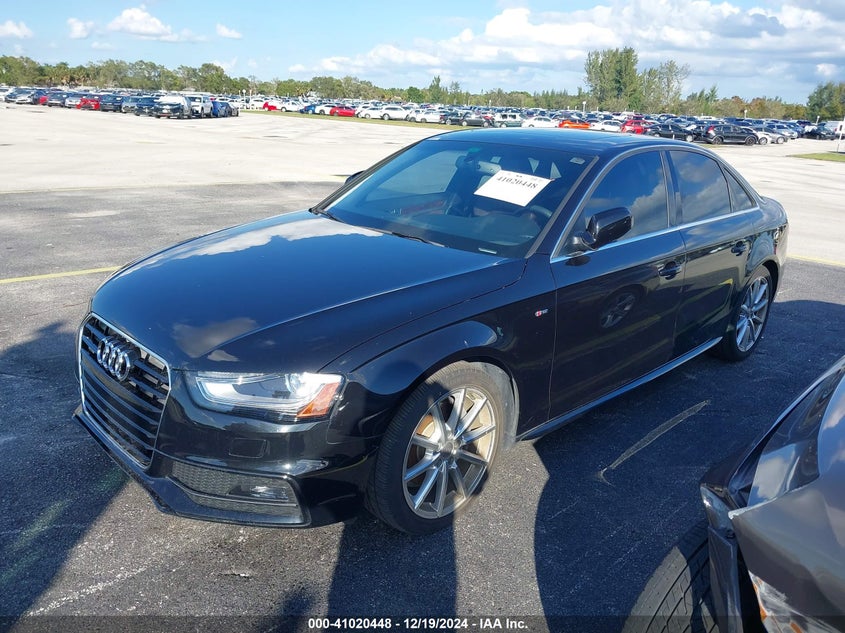 Vin: wauffafl8en030029, lot: 41510352, audi a4 2.0t premium 20142
