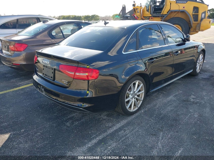 Vin: wauffafl8en030029, lot: 41510352, audi a4 2.0t premium 20144