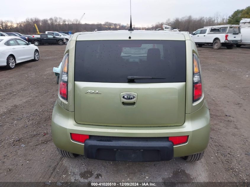 2010 Kia Soul + VIN: KNDJT2A29A7192552 Lot: 41020510