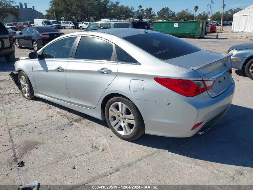 VIN 5NPEC4AB7EH905785 2014 Hyundai Sonata, Se 2.0T no.3