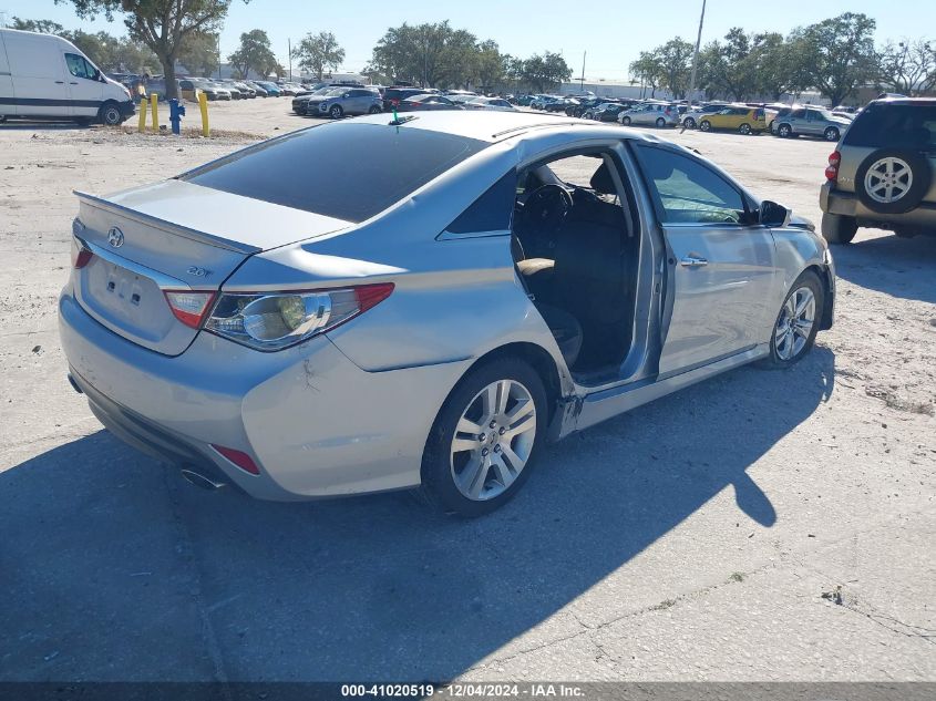 VIN 5NPEC4AB7EH905785 2014 Hyundai Sonata, Se 2.0T no.4