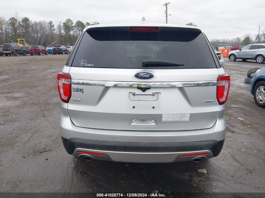 2016 Ford Explorer Xlt VIN: 1FM5K8D86GGB31932 Lot: 41020774