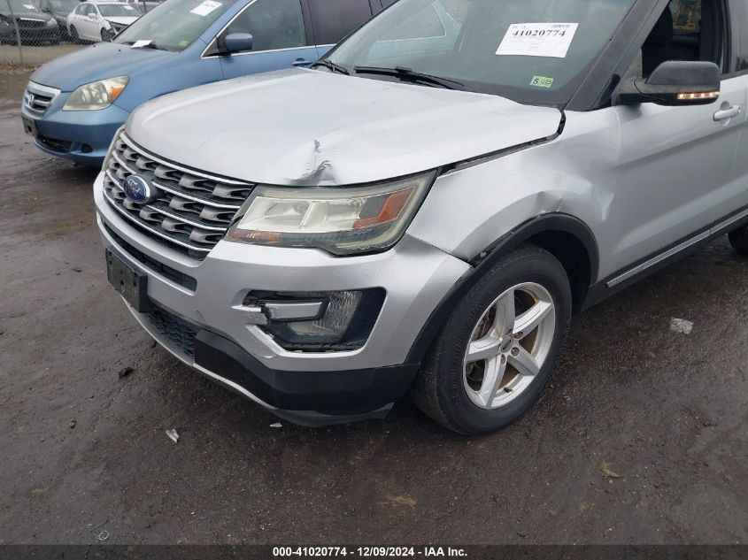 2016 Ford Explorer Xlt VIN: 1FM5K8D86GGB31932 Lot: 41020774