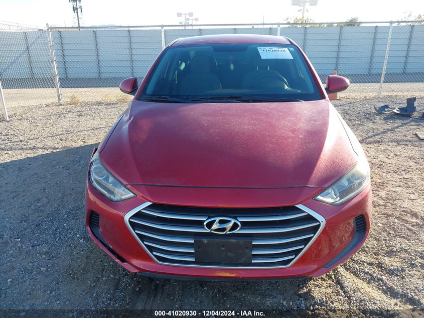 VIN 5NPD74LFXHH190716 2017 HYUNDAI ELANTRA SE