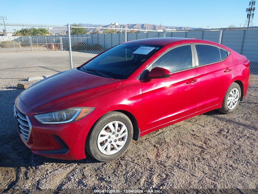 VIN 5NPD74LFXHH190716 2017 HYUNDAI ELANTRA SE