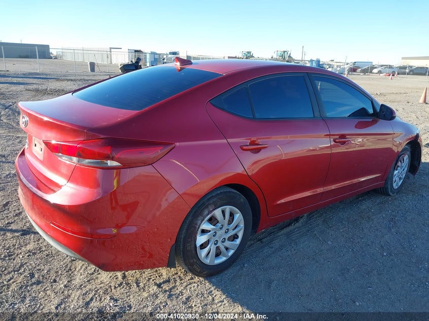 VIN 5NPD74LFXHH190716 2017 HYUNDAI ELANTRA SE