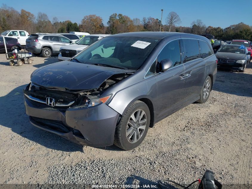 VIN 5FNRL5H94EB115675 2014 Honda Odyssey, Touring/T... no.2