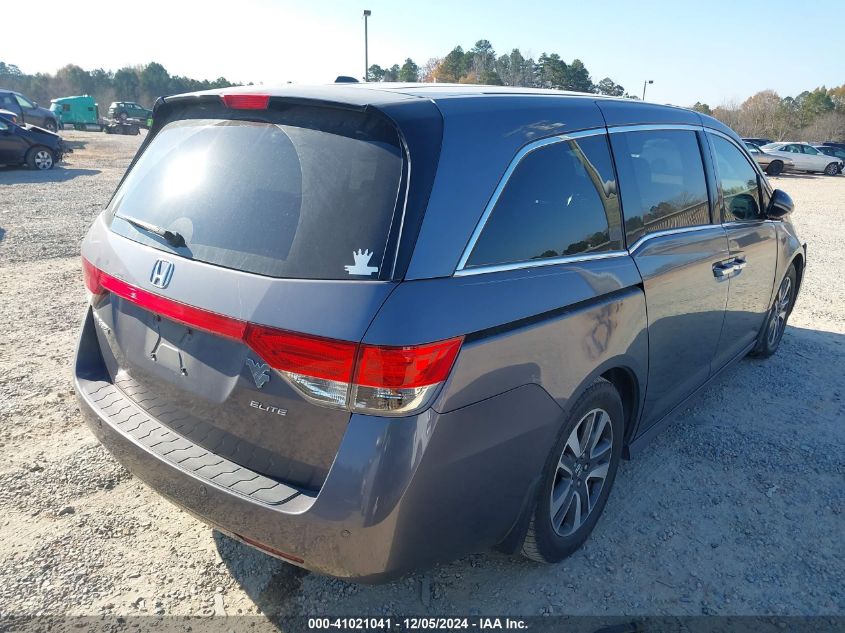 VIN 5FNRL5H94EB115675 2014 Honda Odyssey, Touring/T... no.4