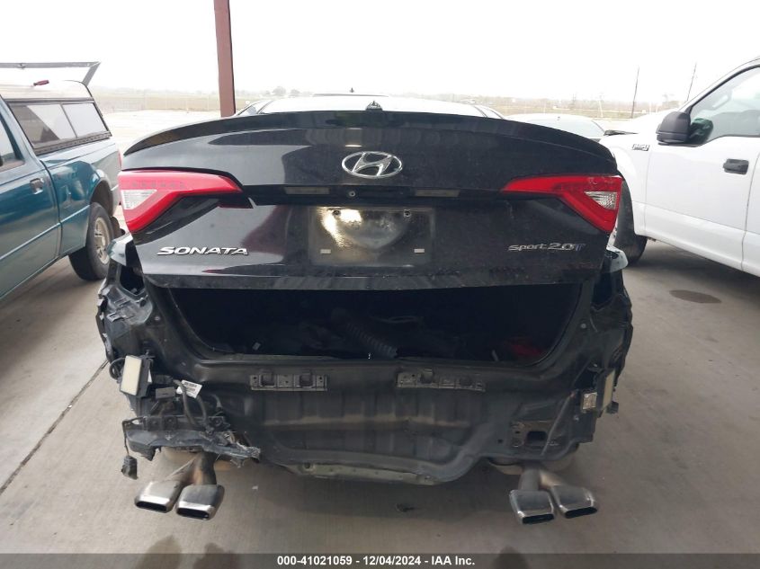 VIN 5NPE34AB1FH041740 2015 Hyundai Sonata, Sport 2.0T no.6