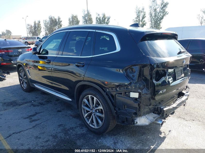 VIN 5UXTR9C51KLR03367 2019 BMW X3, Xdrive30I no.3