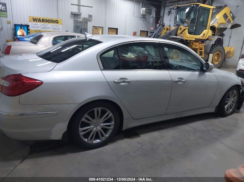 2013 Hyundai Genesis 3.8 VIN: KMHGC4DD4DU217488 Lot: 41021234