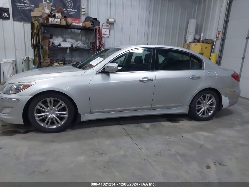 2013 Hyundai Genesis 3.8 VIN: KMHGC4DD4DU217488 Lot: 41021234