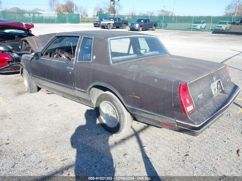 1986 Chevrolet Monte Carlo
