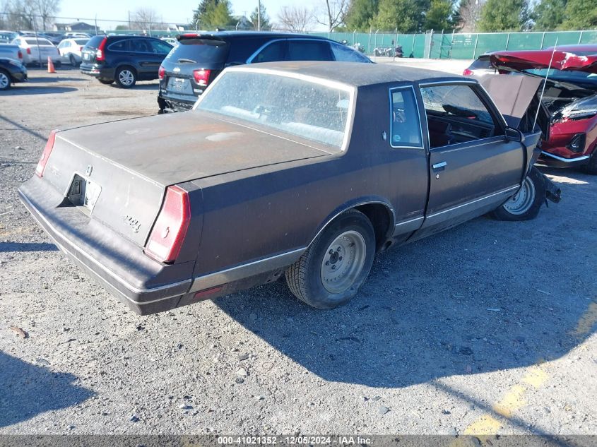 1986 Chevrolet Monte Carlo