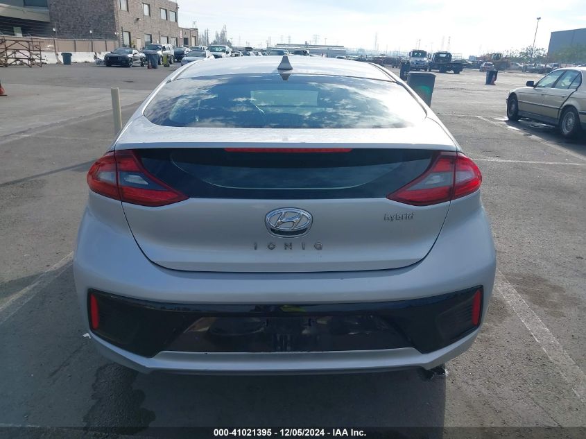 2017 Hyundai Ioniq Hybrid Sel VIN: KMHC75LC6HU057346 Lot: 41021395