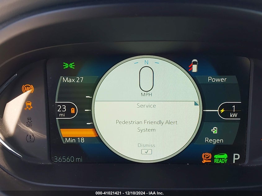2019 CHEVROLET BOLT EV VIN: 1G1FY6S01K4134538