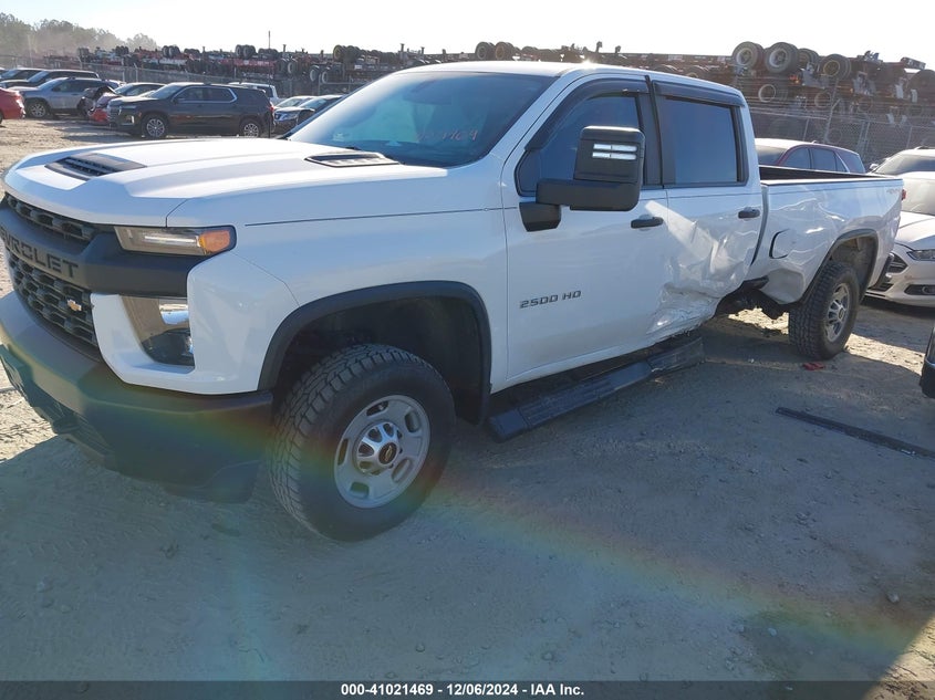 2021 CHEVROLET SILVERADO 2500HD 4WD  LONG BED WT - 1GC1YLE7XMF131184