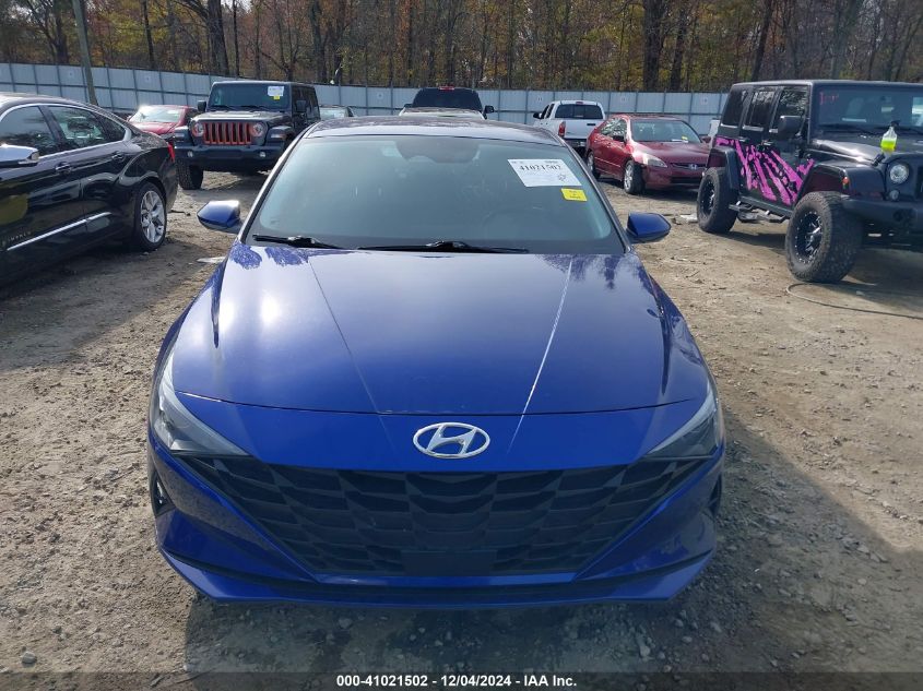 2021 Hyundai Elantra Sel VIN: 5NPLS4AG9MH034747 Lot: 41021502