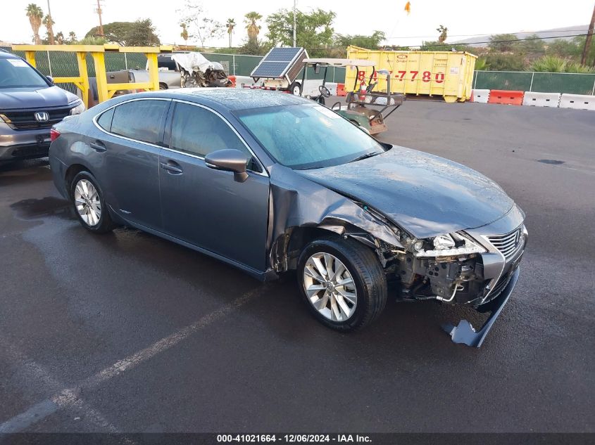 VIN JTHBW1GGXE2052567 2014 Lexus ES, 300H no.1