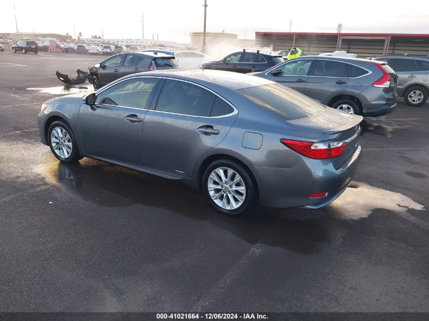 VIN JTHBW1GGXE2052567 2014 Lexus ES, 300H no.3