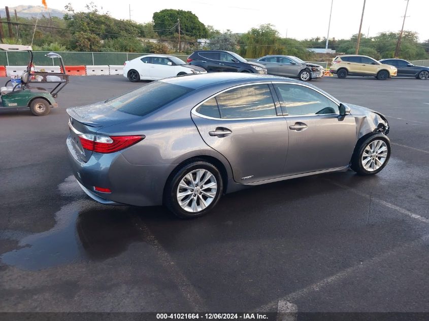 VIN JTHBW1GGXE2052567 2014 Lexus ES, 300H no.4