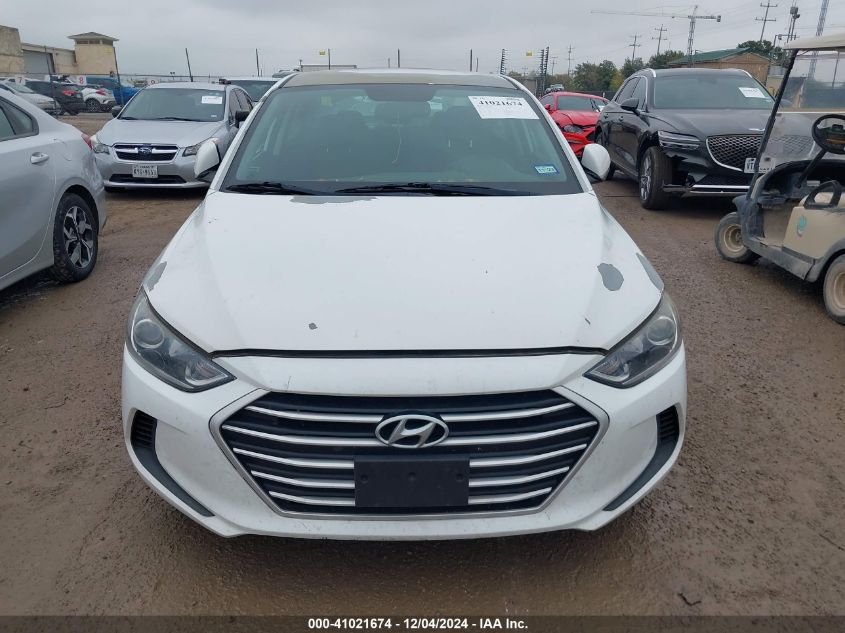 2018 Hyundai Elantra Sel VIN: 5NPD84LF6JH293537 Lot: 41021674