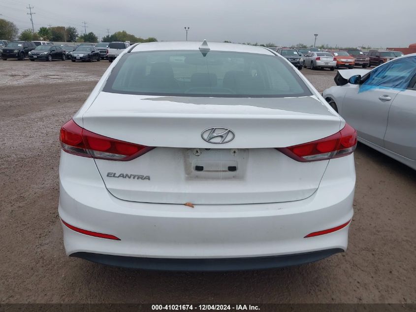 2018 Hyundai Elantra Sel VIN: 5NPD84LF6JH293537 Lot: 41021674