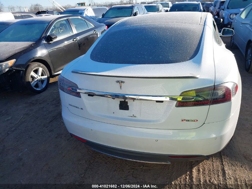 2014 Tesla Model S P85D VIN: 5YJSA1H24EFP63522 Lot: 41021682