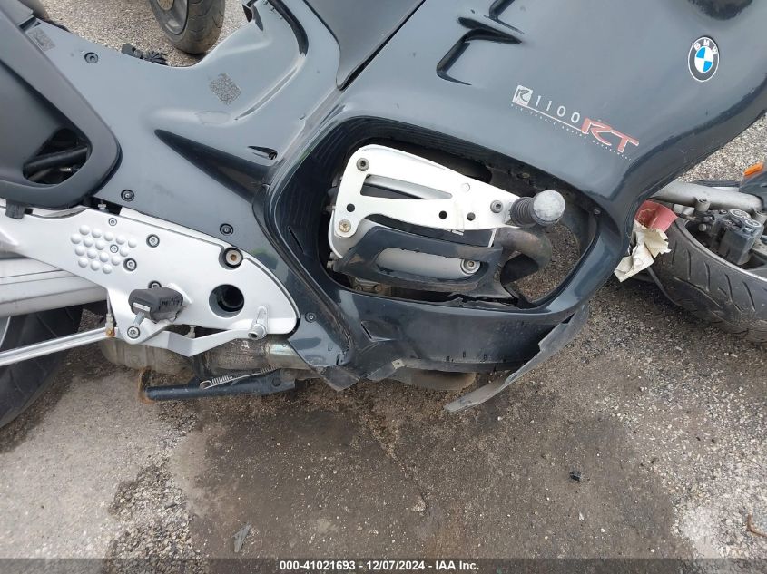 1999 BMW R1100 Rt VIN: WB10418A6XZC66345 Lot: 41021693