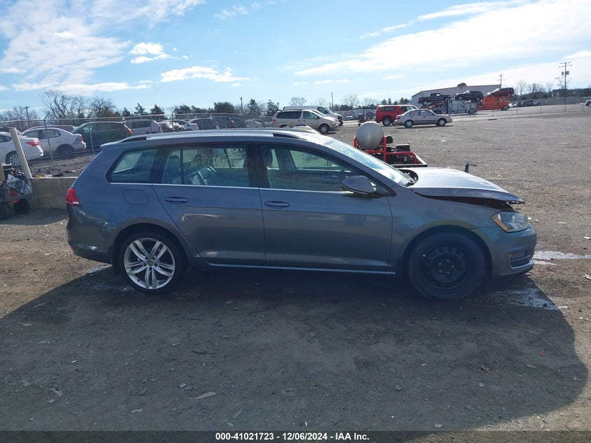 2015 VOLKSWAGEN GOLF SPORTWAGEN TDI SEL 4-DOOR - 3VWCA7AU7FM506948