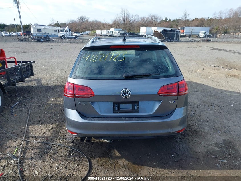 2015 VOLKSWAGEN GOLF SPORTWAGEN TDI SEL 4-DOOR - 3VWCA7AU7FM506948