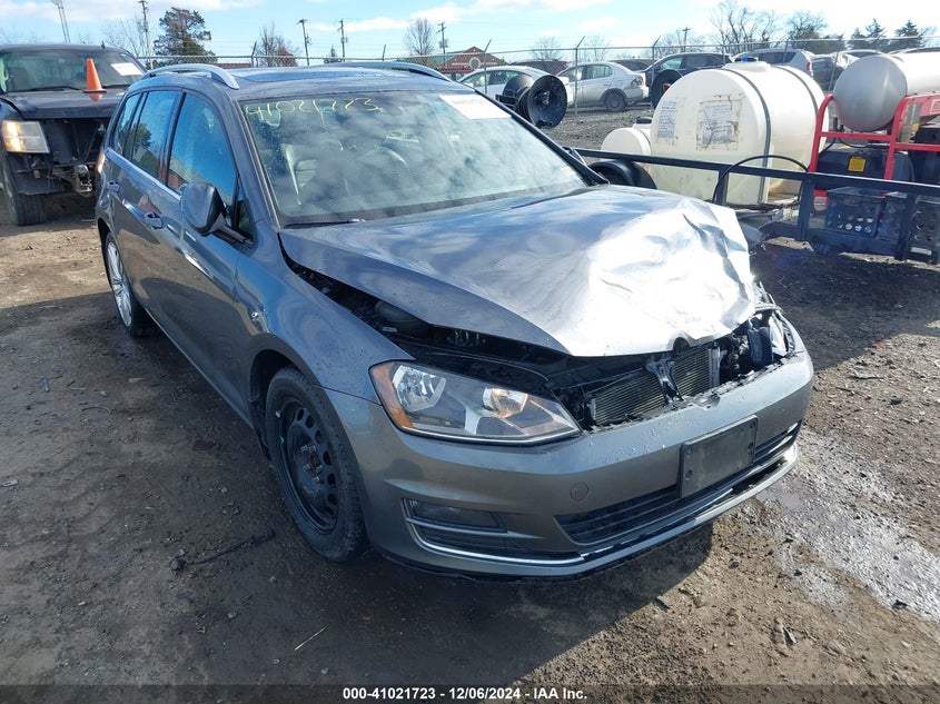 2015 VOLKSWAGEN GOLF SPORTWAGEN TDI SEL 4-DOOR - 3VWCA7AU7FM506948