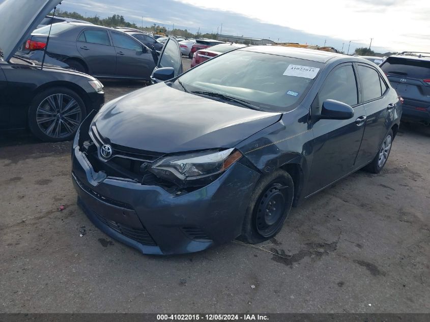 VIN 2T1BURHE8GC682207 2016 Toyota Corolla, LE no.2