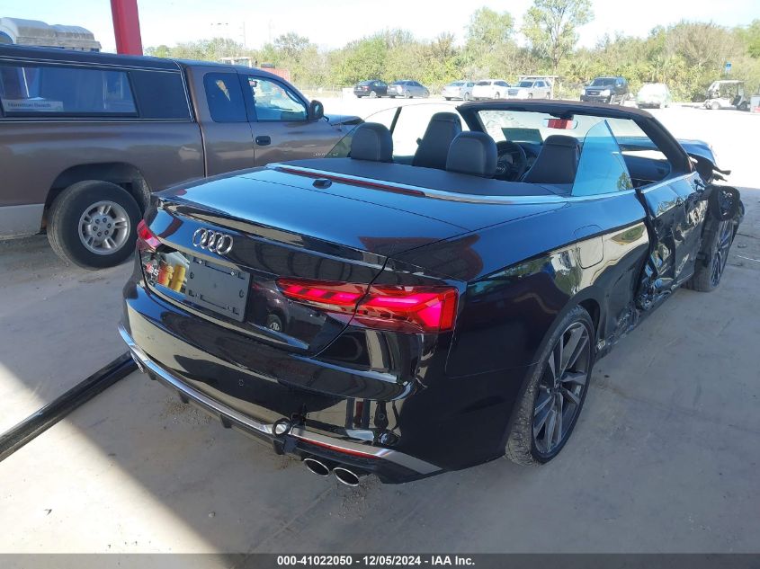 VIN WAU24GF57NN001548 2022 Audi S5, Cabriolet Premi... no.4