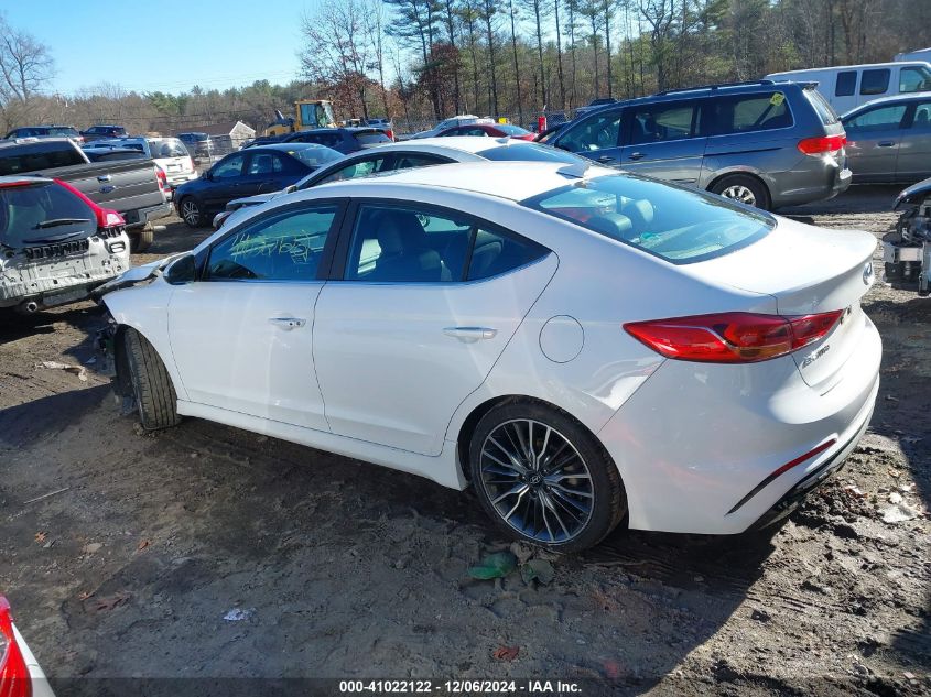 2018 HYUNDAI ELANTRA SPORT - KMHD04LB9JU591442