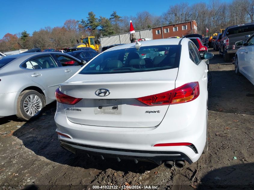 2018 HYUNDAI ELANTRA SPORT - KMHD04LB9JU591442