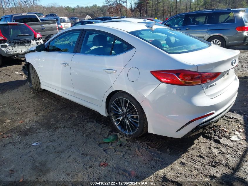 2018 HYUNDAI ELANTRA SPORT - KMHD04LB9JU591442