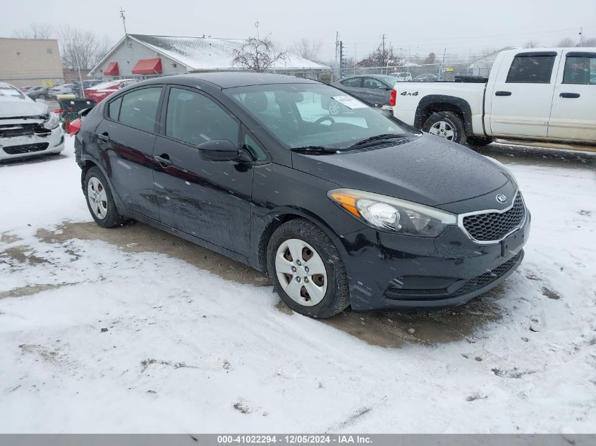 VIN KNAFK4A63G5509394 2016 KIA FORTE no.1