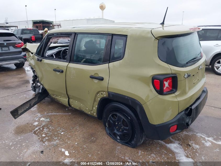 VIN ZACCJAAT3FPC11740 2015 Jeep Renegade, Sport no.3