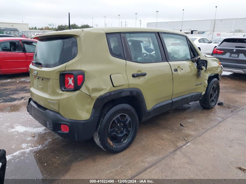 VIN ZACCJAAT3FPC11740 2015 Jeep Renegade, Sport no.4