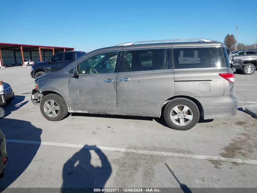 2016 Nissan Quest Platinum/S/Sl/Sv VIN: JN8AE2KP7G9150337 Lot: 41022571