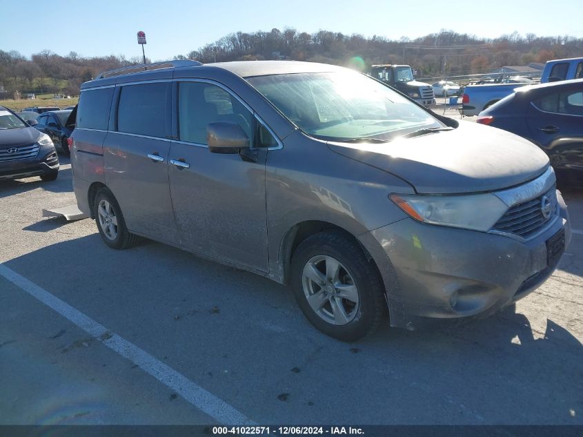 2016 Nissan Quest Platinum/S/Sl/Sv VIN: JN8AE2KP7G9150337 Lot: 41022571