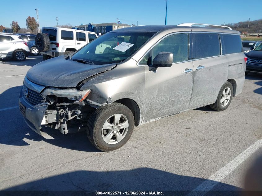 2016 Nissan Quest Platinum/S/Sl/Sv VIN: JN8AE2KP7G9150337 Lot: 41022571