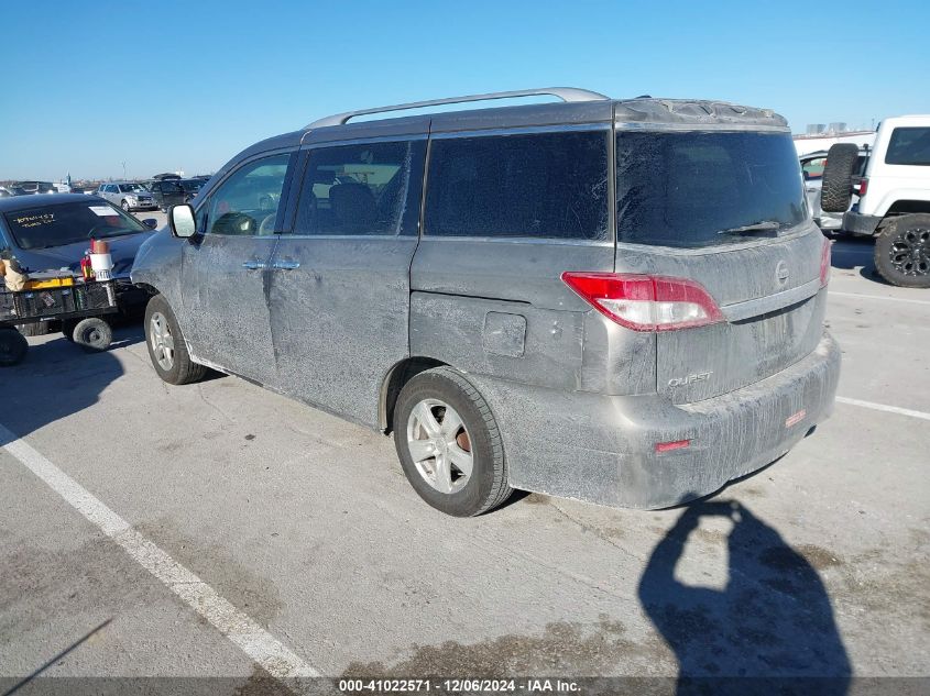 2016 Nissan Quest Platinum/S/Sl/Sv VIN: JN8AE2KP7G9150337 Lot: 41022571