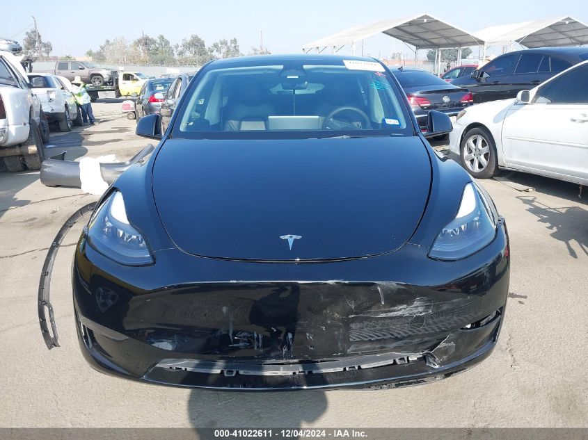 2023 Tesla Model Y Performance Dual Motor All-Wheel Drive VIN: 7SAYGDEF9PF762230 Lot: 41022611