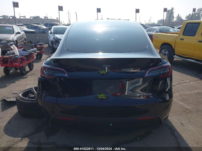 2023 Tesla Model Y Performance Dual Motor All-Wheel Drive VIN: 7SAYGDEF9PF762230 Lot: 41022611