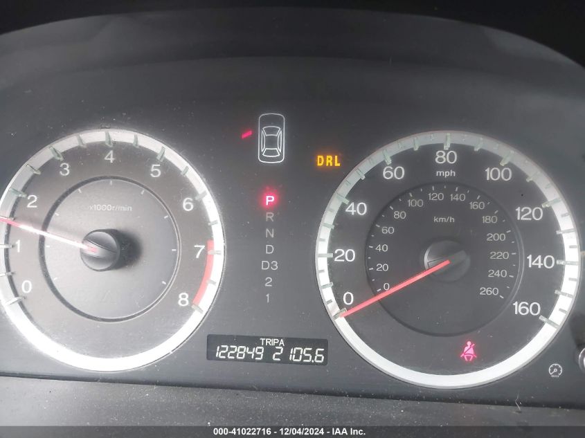 2009 Honda Accord 2.4 Lx-P VIN: 1HGCP26499A088375 Lot: 41022716