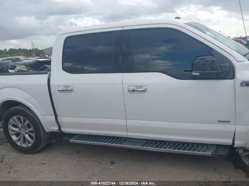 VIN 1FTEW1EG4GKD42596 2016 Ford F-150, Lariat no.13